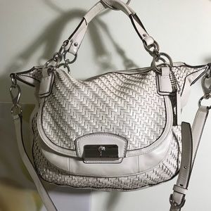 Coach handbag - satchel with crossbody strap